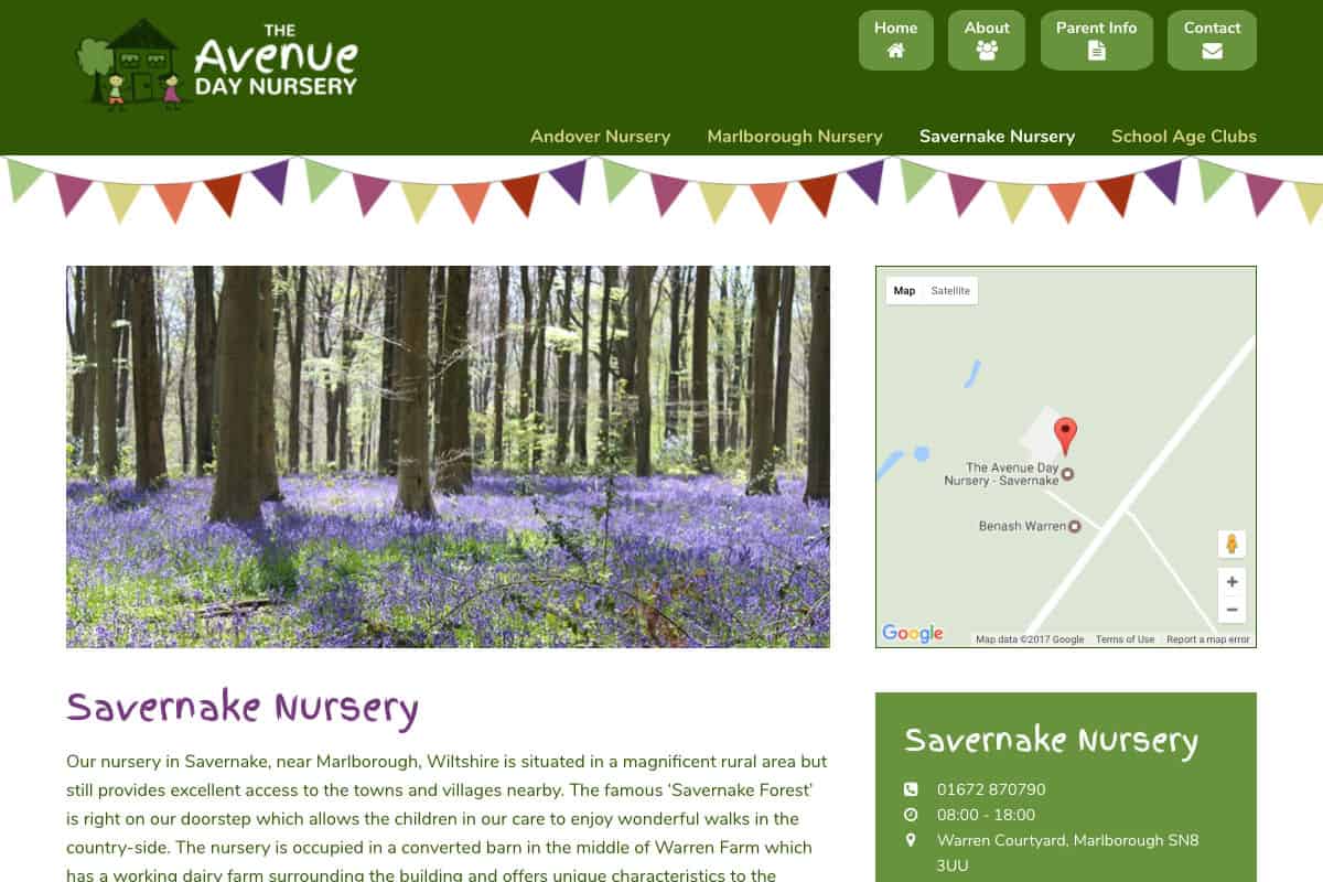 The Avenue Nursery - Callia Web